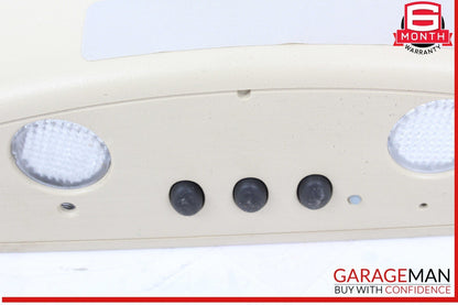 12-17 Mercedes W204 C350 C300 E350 Top Upper Interior Rear View Mirror Beige OEM