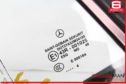 03-12 Mercedes R230 SL500 SL55 AMG Rear Right Side Quarter Window Glass OEM