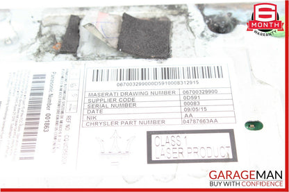 14-18 Maserati Quattroporte Radio Receiver Headunit Head Unit 06700329900 OEM