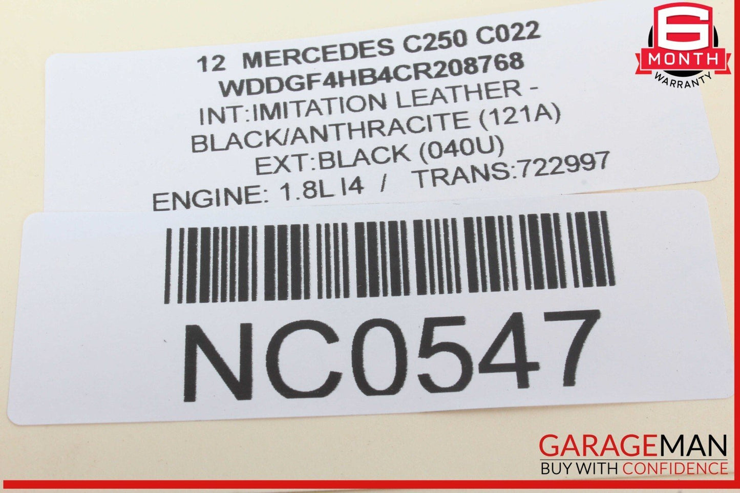 08-18 Mercedes W204 C250 C300 Rear Left Driver Side Door Control Module OEM
