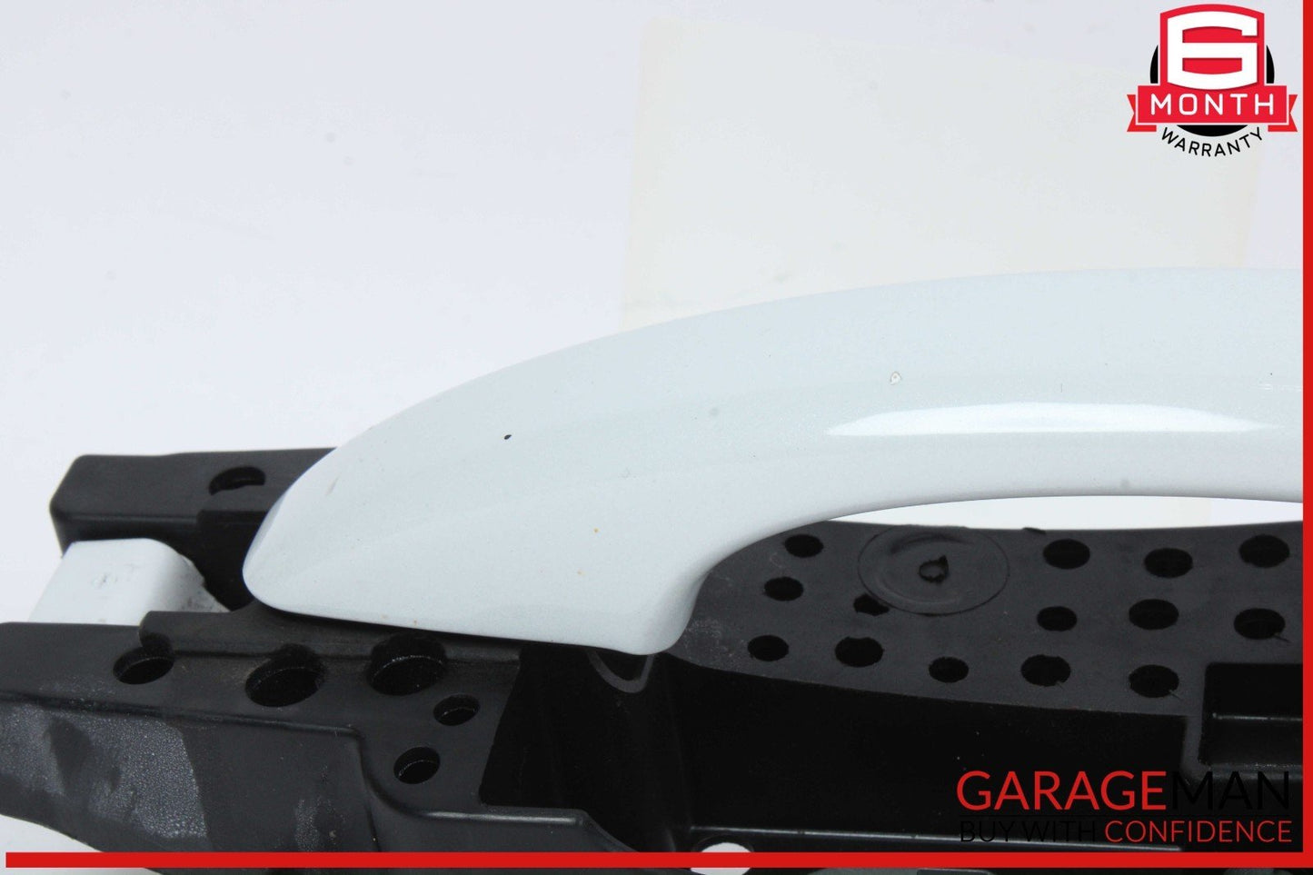 09-16 Audi A5 A4 Front Left Driver Side Exterior Door Handle White 8T1837885B
