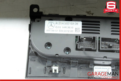12-14 Mercedes W204 C300 C63 AMG AC A/C Heater Climate Control 2049006808 OEM