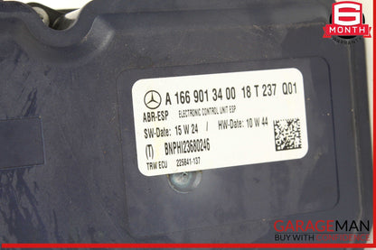 16-19 Mercedes W166 GLE400 ABS Anti Lock Brake Pump Module 1664310600 OEM
