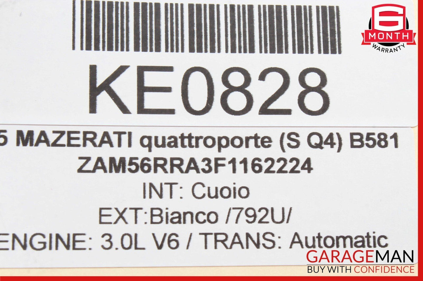 14-18 Maserati Quattroporte Right / Left Seat Lumbar Power Switch Control Module