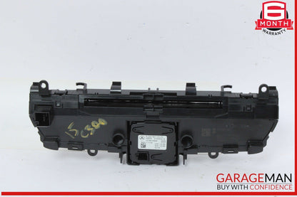 15-18 Mercedes W205 C300 Center Dashboard Hazard Control Switch w/ Clock Assy