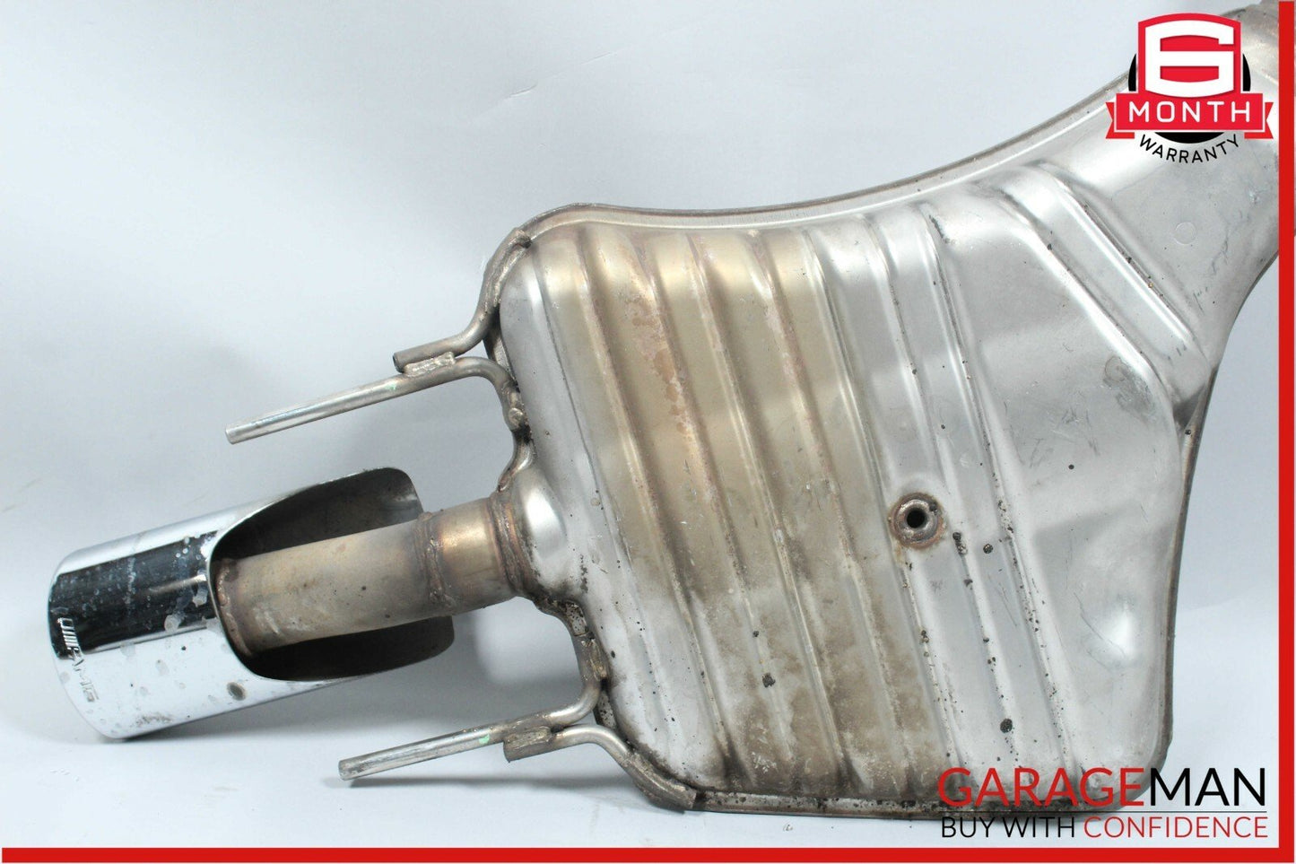 07-09 Mercedes W221 S450 S550 S600 AMG Sport Rear Exhaust Muffler Tips Set OEM