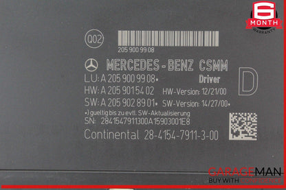15-20 Mercedes W205 C300 C350e Front Left Driver Side Seat Control Module OEM