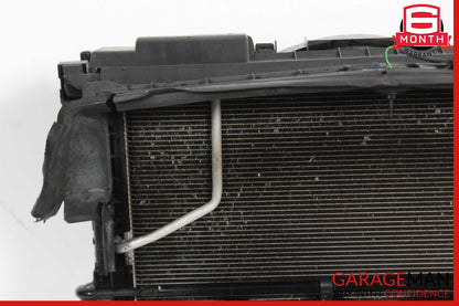 08-15 Mercedes W204 C300 Engine Water Cooling A/C Condenser Radiator w/ Fan OEM
