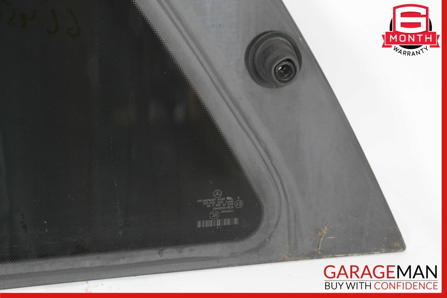 07-12 Mercedes X164 GL450 Quarter Window Glass Rear Right Passenger Side OEM