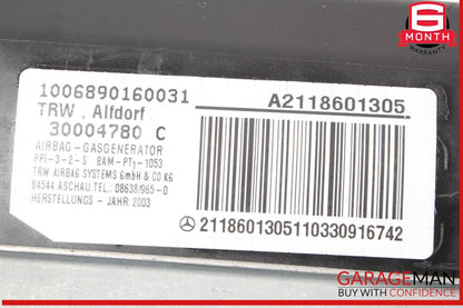 03-09 Mercedes W211 E500 E55 AMG Dash Dashboard Glove Box Airbag Air Bag OEM
