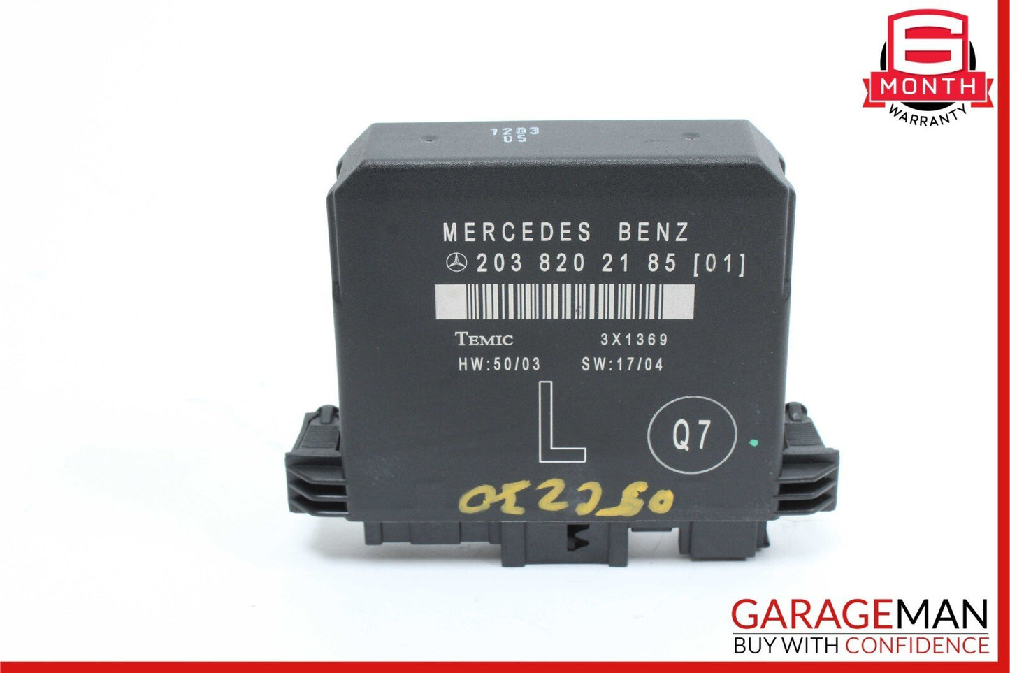 01-07 Mercedes W203 C230 Kompressor Rear Left Side Door Control Module OEM