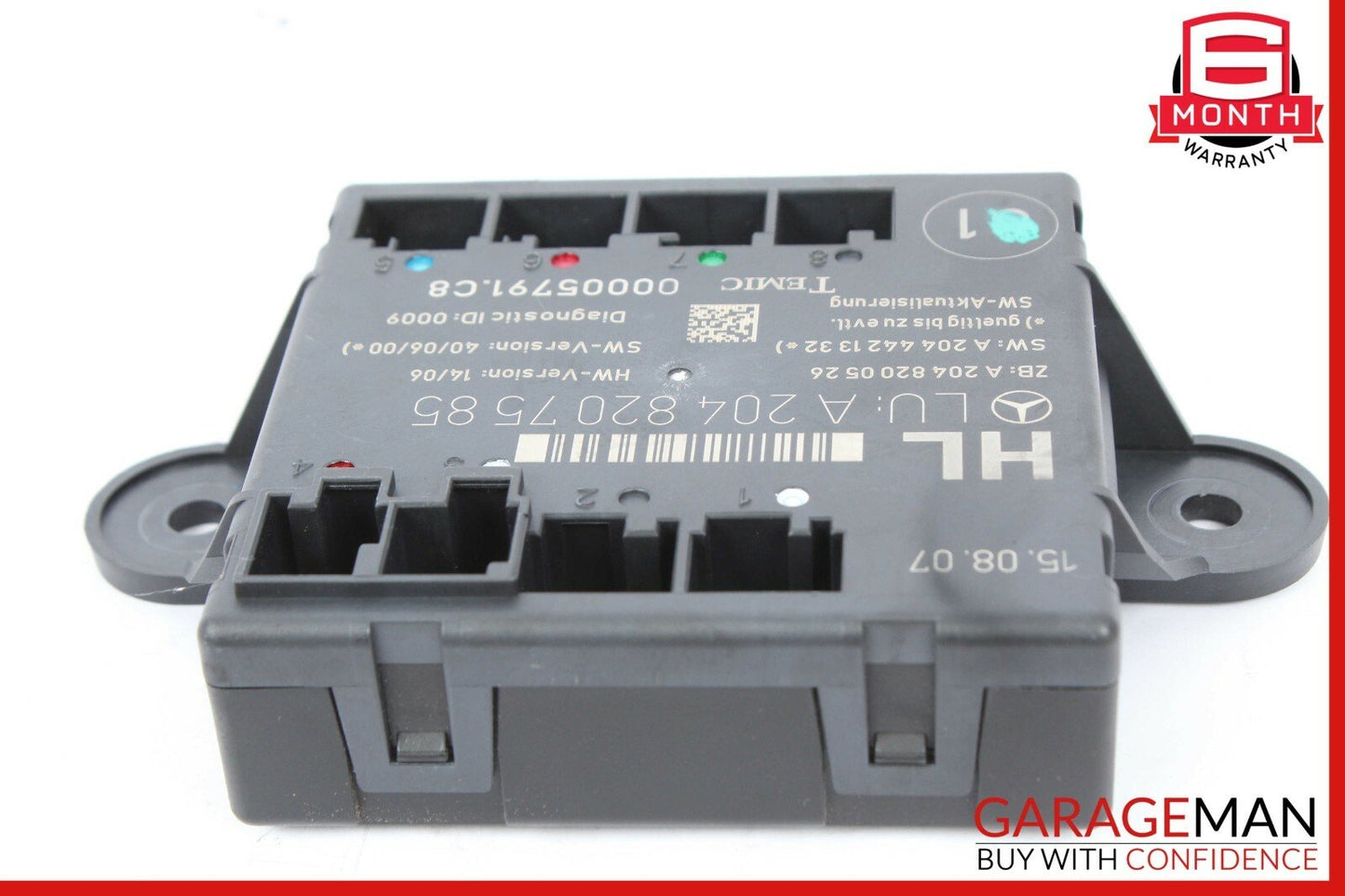 08-14 Mercedes W204 C300 C350 Rear Left Driver Side Door Control Module OEM