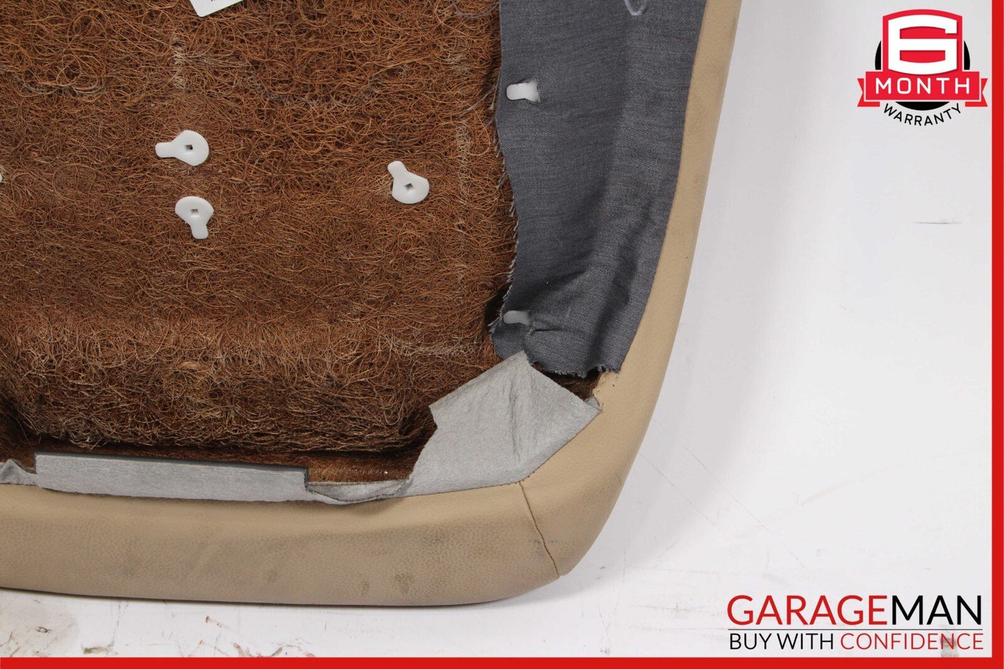 07-09 Mercedes W211 E320 Front Right / Left Top Upper Seat Cushion Cover Brown