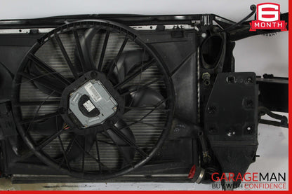 03-06 Mercedes R230 SL500 Engine Cooling Radiator Fan Shroud A/C Condenser Assy