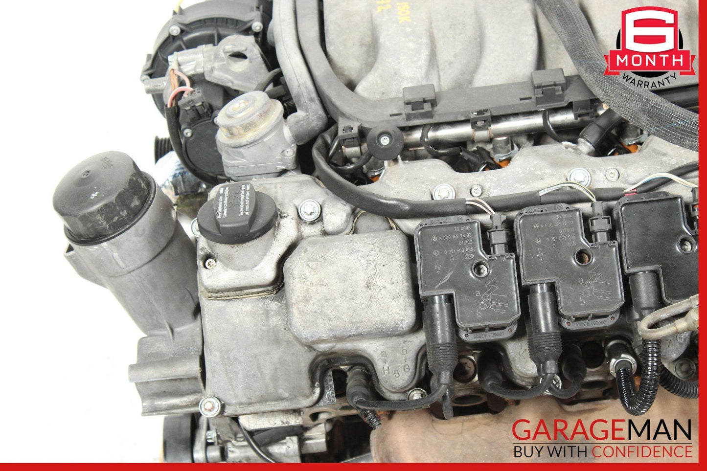 03-06 Mercedes R230 SL500 RWD Engine Motor Block Assembly OEM 150k
