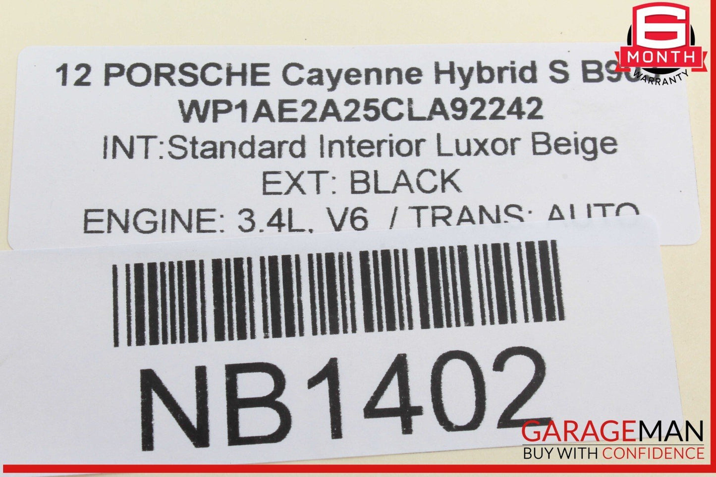11-18 Porsche Cayenne 958 Hybrid S Rear Right or Left Tie Rod Control Arm OEM