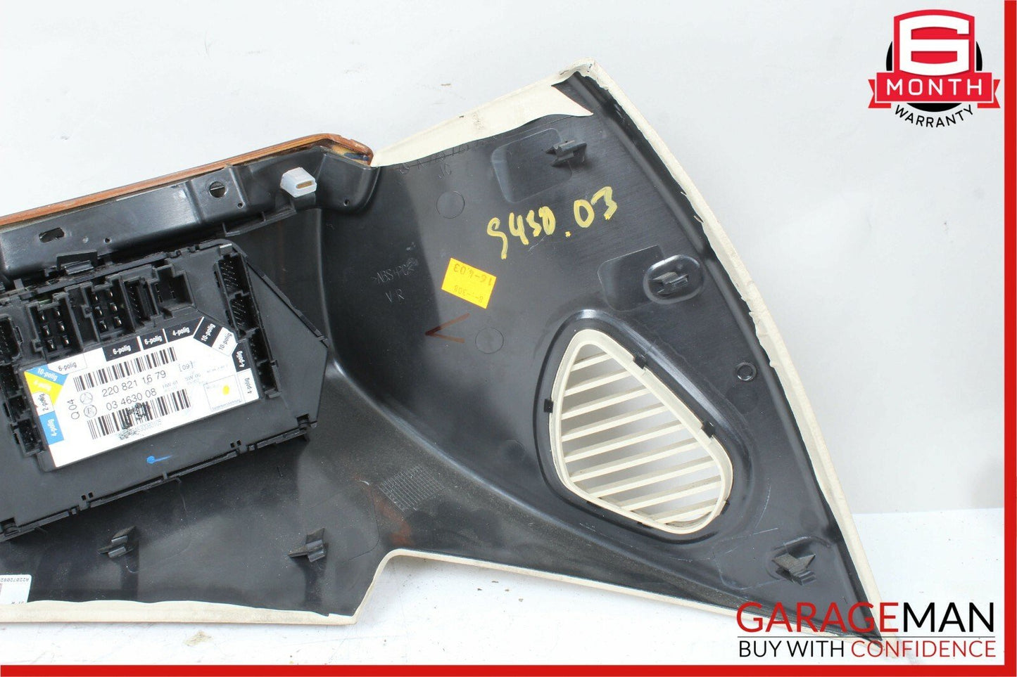 03-06 Mercedes W220 S430 Front Left Side Interior Door Trim Panel Assembly