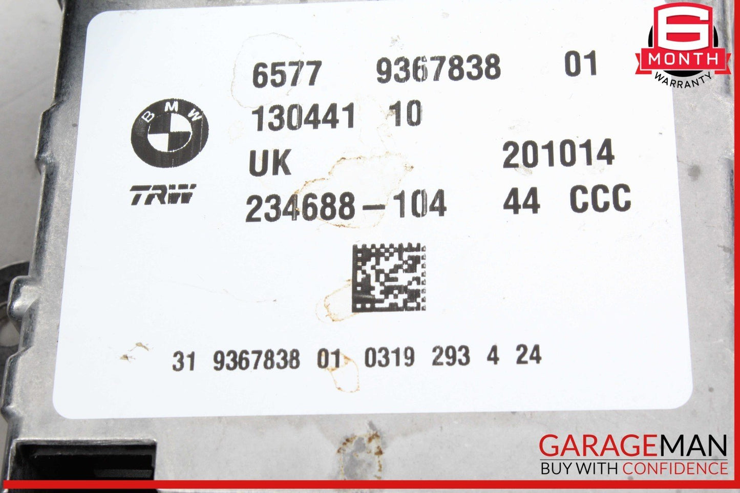 14-24 Mini Cooper Crash Impact Diagnostic Control Module Unit 9367838 OEM
