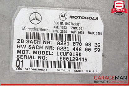 00-14 Mercedes R230 SL500 S55 AMG Voice Communication Control Module Unit OEM