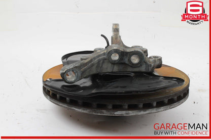 10-16 Mercedes W212 E350 Front Right Side Spindle Knuckle Hub w/ Rotor Disc OEM