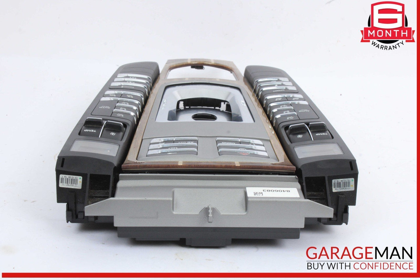 10-16 Porsche Panamera S 970 Front AC A/C Air Conditioning Climate Control Panel