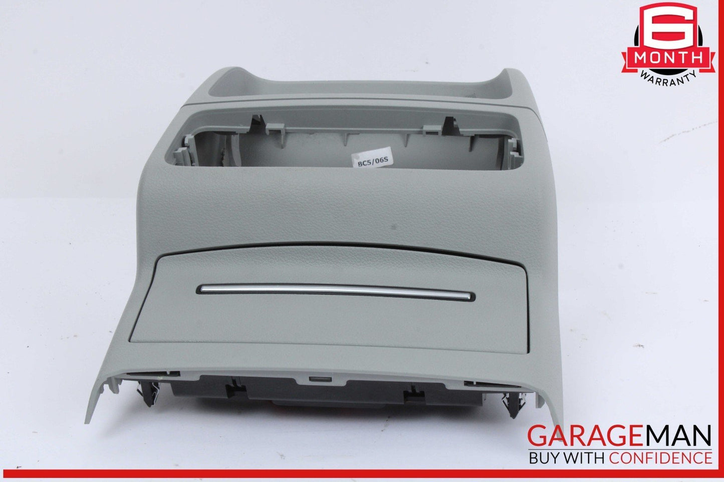12-18 Audi A6 A7 S6 Rear Climate Control Trim Panel w/ Power Outlet Gray OEM