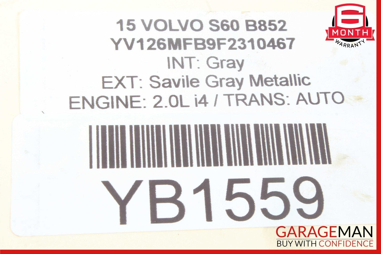 14-18 Volvo S60 Front Right Side Frame Rail End Bracket Subframe Extension OEM
