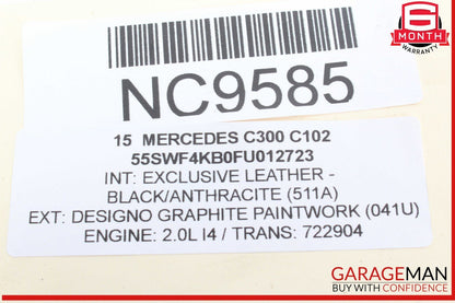 15-20 Mercedes W205 C300 C350e C43 AMG Rear Left Side Door Lock Latch Actuator