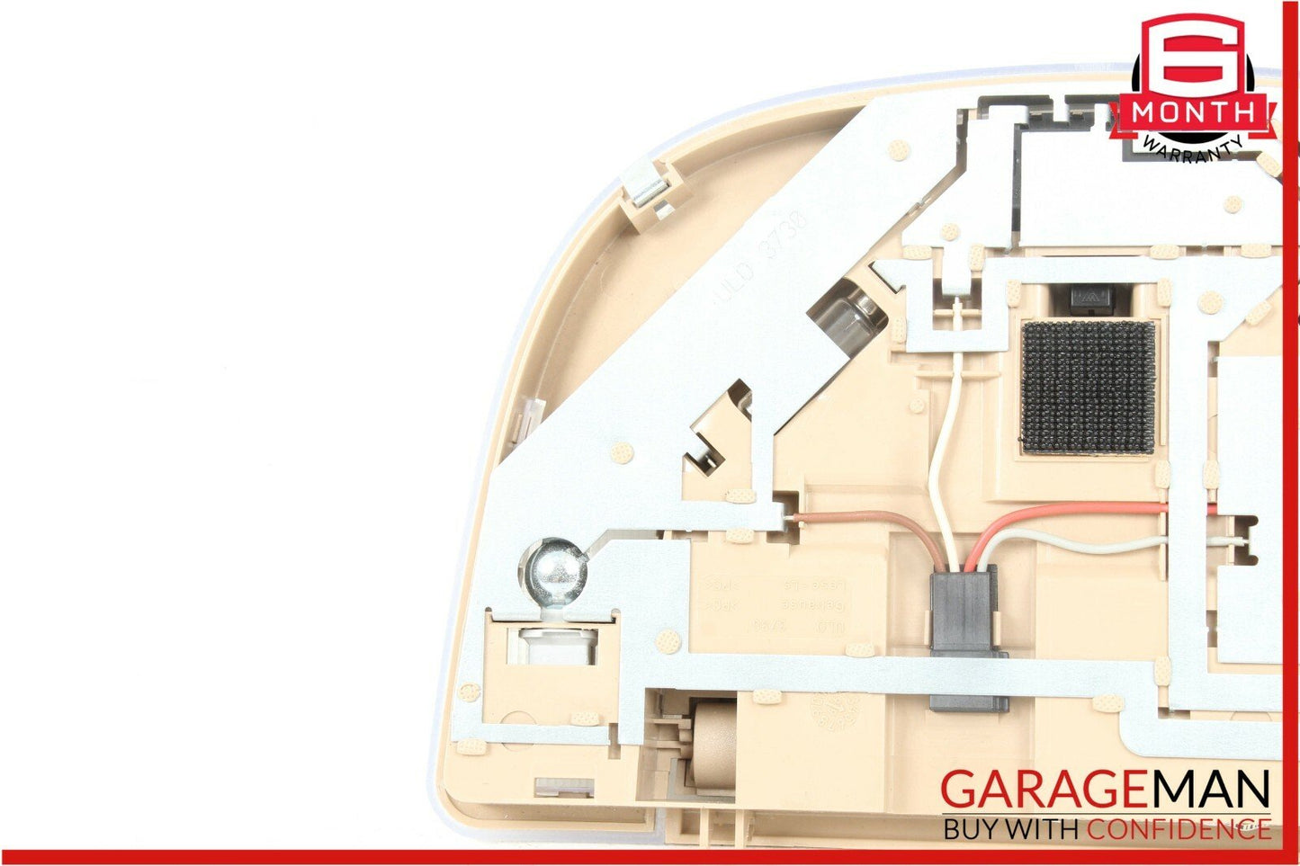 00-06 Mercedes W220 S500 Rear Left or Right Headliner Reading Map Dome Light Tan