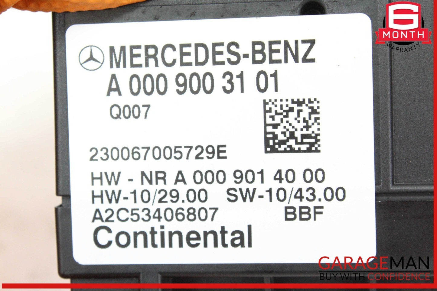 06-14 Mercedes W204 C250 CGI GL450 Fuel Pump Control Module Unit 0009003101 OEM