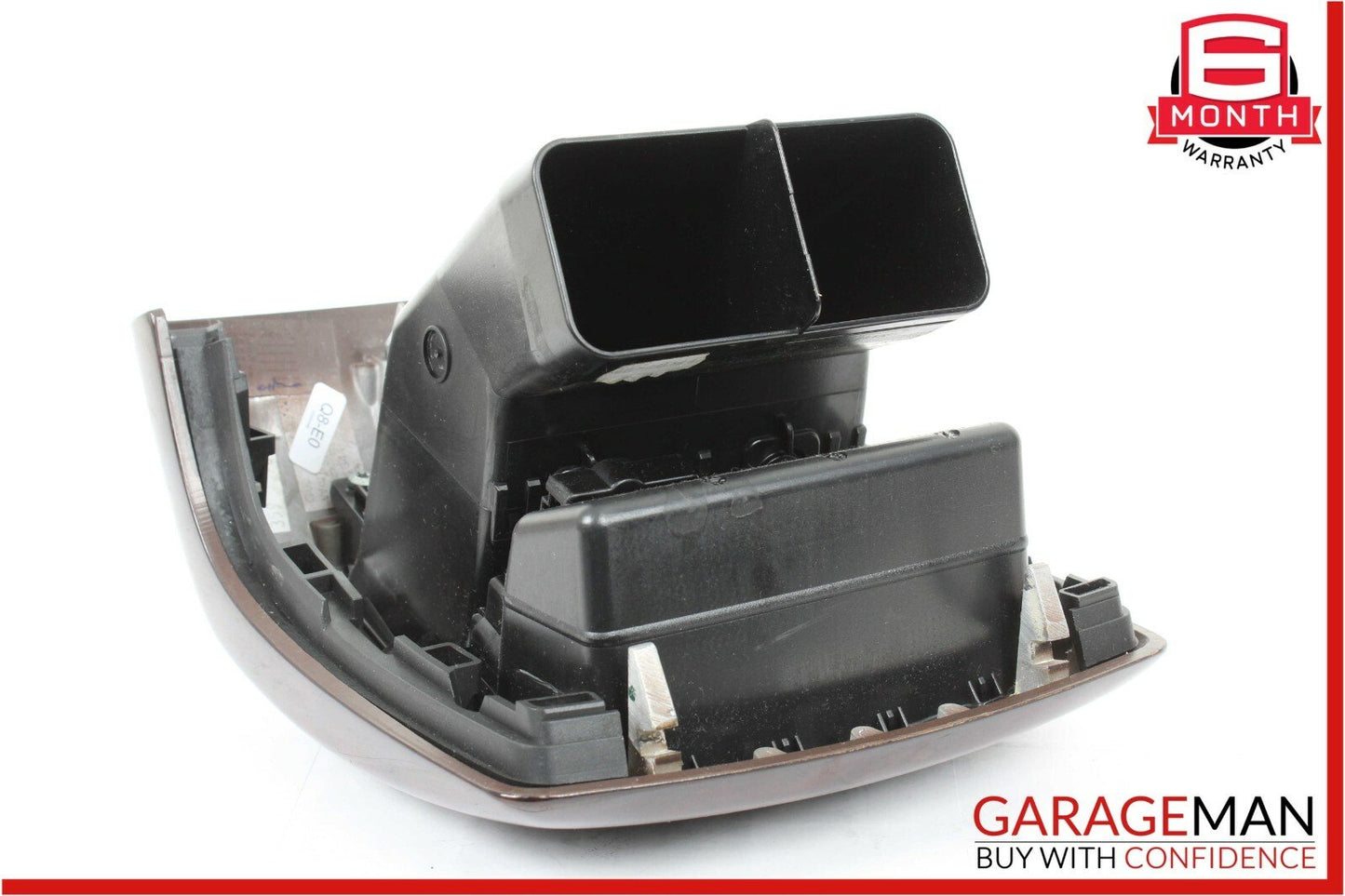 07-13 Mercedes W221 S550 Rear Center Console AC A/C Air Vent Trim Panel Wood OEM