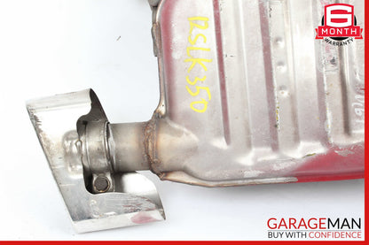 12-16 Mercedes R172 SLK350 M276 Rear Left Exhaust Muffler OEM