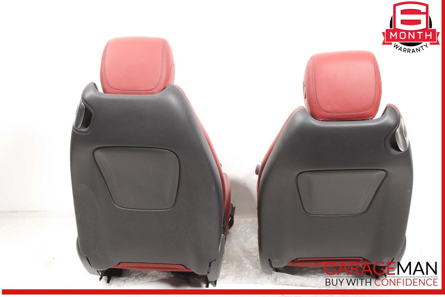 19-22 Mercedes W205 C300 Front & Rear Seats Seat Cushion Assembly Red OEM