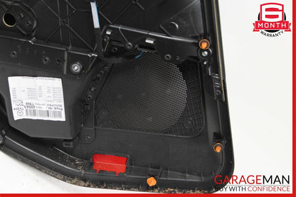 10-15 Mercedes X204 GLK350 Rear Right Side Interior Door Panel Assembly Black