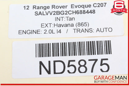 12-19 Range Rover Evoque L538 Coolant Expansion Overflow Tank Bottle 3M5H8100AD