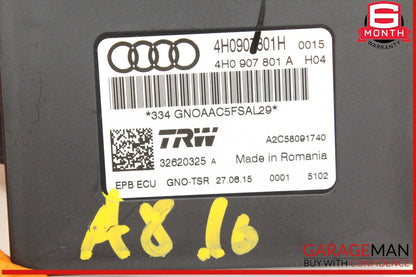 12-18 Audi A8 A6 A7 Electronic Parking Brake Control Module Unit 4H0907801H OEM