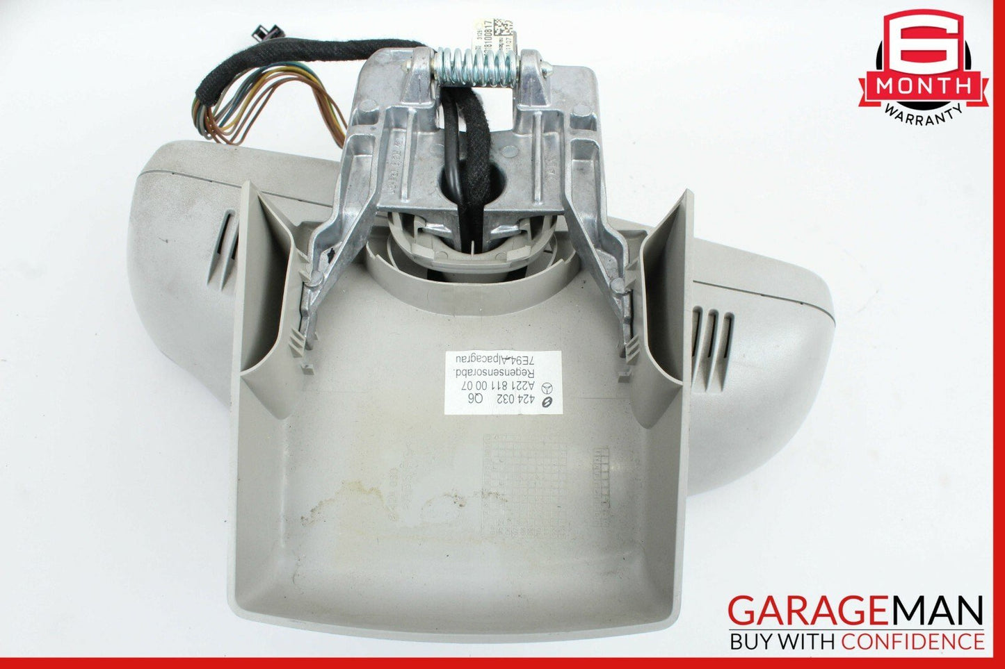 07-13 Mercedes W221 S550 S600 Interior Upper Rear View Inside Dim Mirror Grey