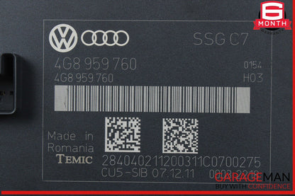 12-18 Audi A6 A7 Front Left Driver Side Seat Control Module Unit 4G8959760A OEM