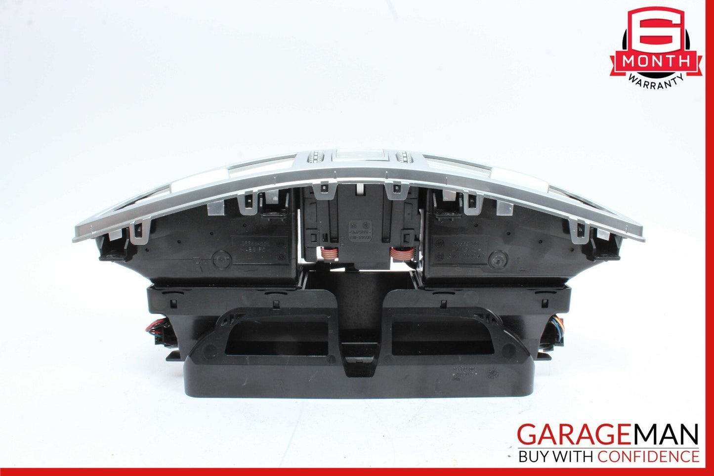 07-13 Mercedes W221 S350 S600 Dashboard Center Dash A/C Air Vent Trim Clock Assy