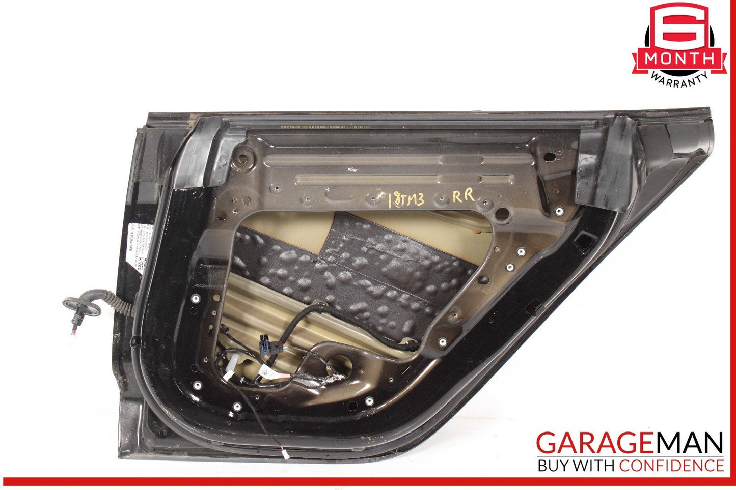 17-23 Tesla Model 3 Rear Right Passenger Side Door Shell Panel OEM