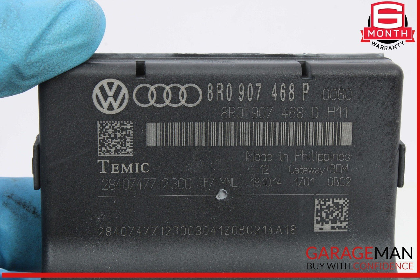 14-16 Audi Q5 SQ5 A5 ECM Network Gateway Control Module Unit 8R0907468P OEM
