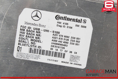 07-10 Mercedes W221 S550 CL550 Bluetooth Communication Module Unit OEM
