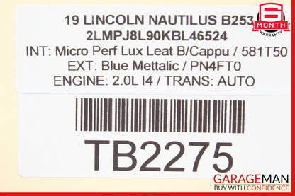 19-21 Lincoln Nautilus Front Right Passenger Door Control Module OEM