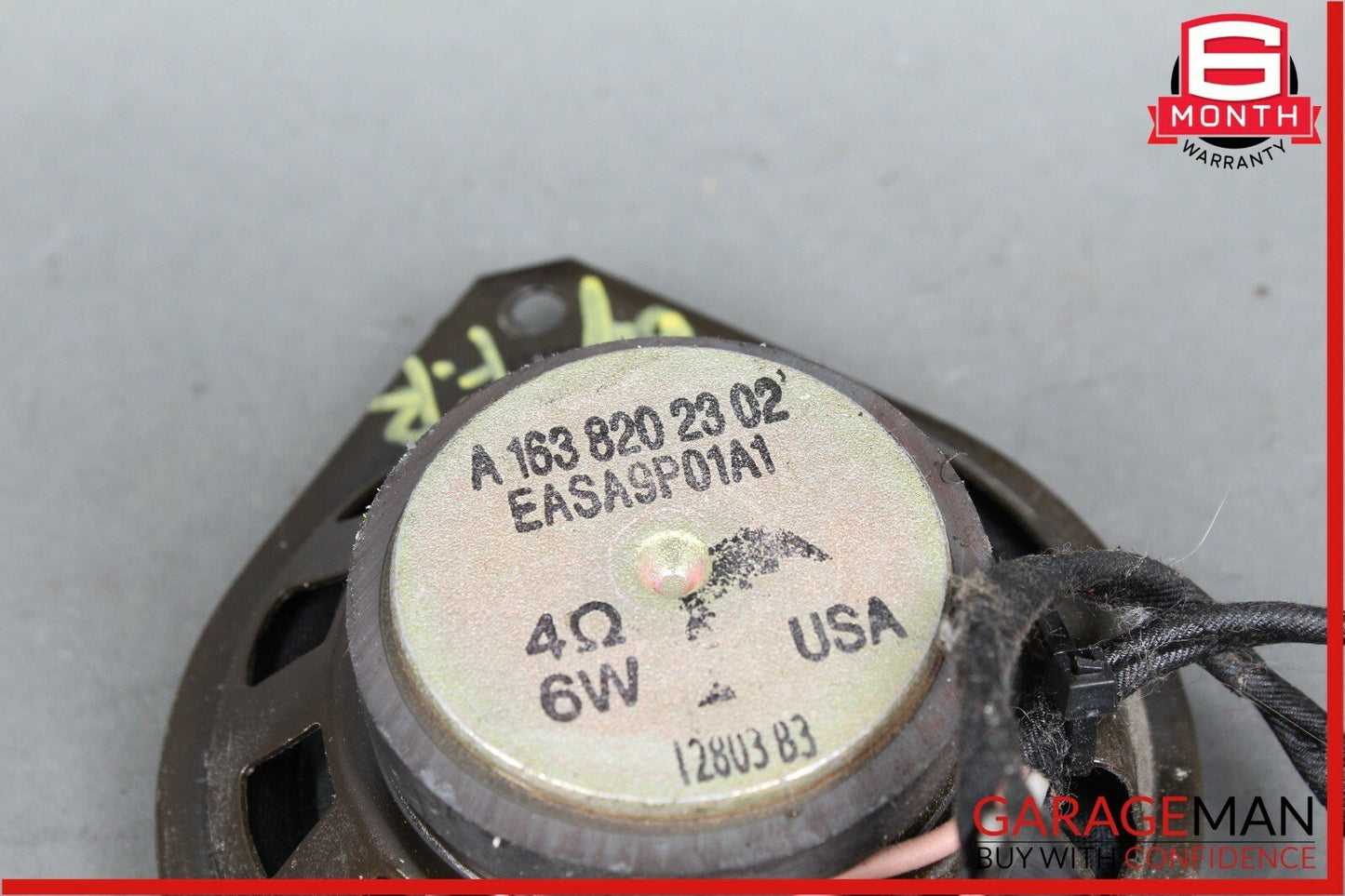 02-05 Mercedes W163 ML500 Front Left or Right Door Speaker Tweeter OEM