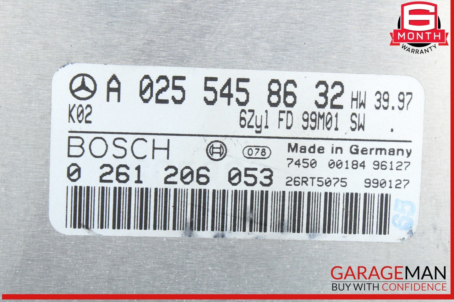 98-00 Mercedes W210 E320 CLK320 ECU ECM Engine Control Module Unit OEM
