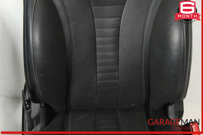 14-17 Mercedes W222 S550 Complete Front Seat Seats Cushion Assembly Black OEM