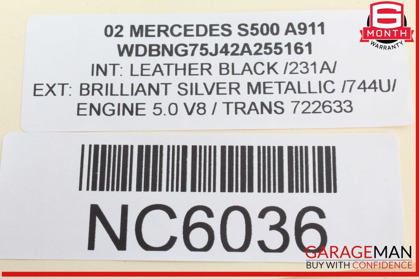 Mercedes-Benz Unknown A2207601170, A2207600334, A2207600170, A2157660105, A2207600177, A2207660305, A2207660505 OEM