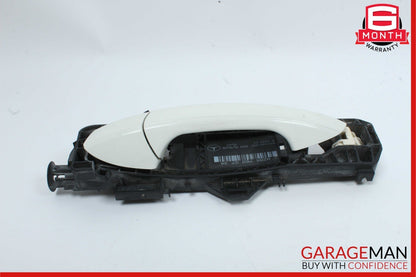 08-14 Mercedes X204 GLK350 Rear Left Side Exterior Door Handle White OEM