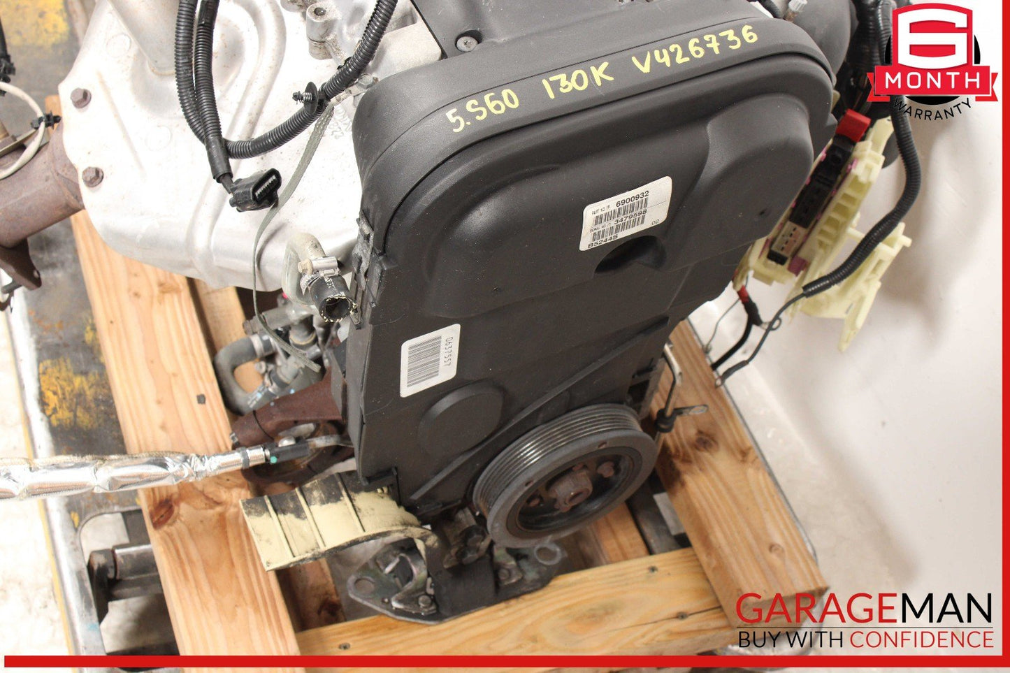 05-07 Volvo S60 2.4L Engine Motor Block Assembly OEM 130k