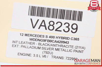 07-14 Mercedes W221 S400 S63 AMGCL550 Headlight Switch Night Vision Control OEM